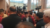 Serah terima jabatan (sertijab) dilakukan tertutup dari media. Foto: (Devita Savitri/detikcom)