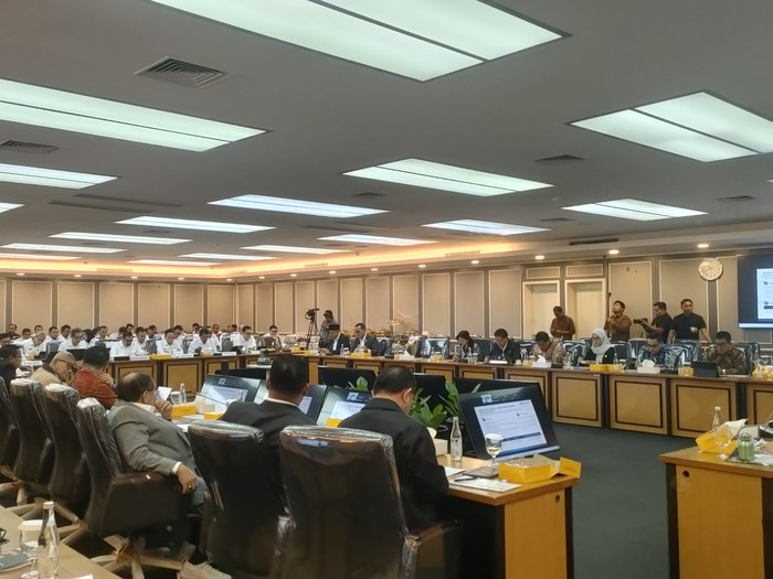 Rapat Komisi XIII DPR bersama Menteri Imipas (Dwi/detikcom)