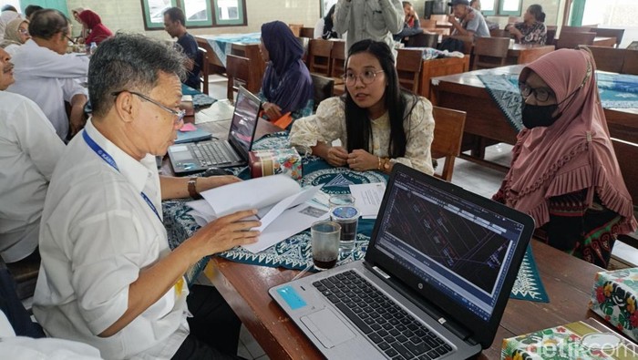 roses musyawarah kedua di Kantor Kalurahan Sidomulyo, Godean, Sleman, Rabu (19/2/2025).