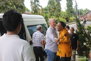 Warga Australia Datang ke Kota Mentok, Kenang Tragedi Perang Dunia II