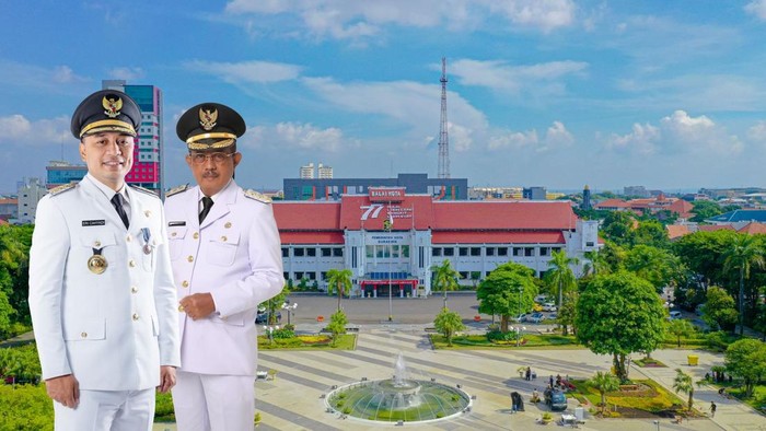 Wali Kota Surabaya Eri Cahyadi dan Wakil Wali Kota Surabaya Armuji