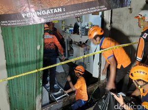 BPBD Ungkap Jebolnya Gorong-Gorong yang Bikin Warung Madura Ambrol