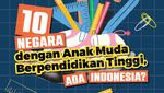 Infografis: 10 Negara dengan Anak Muda Berpendidikan Tinggi, Ada Indonesia?