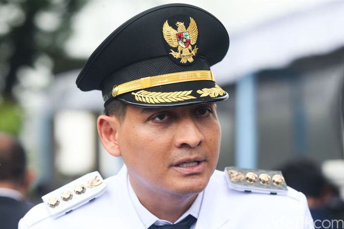 Bupati Indramayu, Lucky Hakim, menghadiri acara pelantikan kepala dan wakil daerah di Istana Negara, Jakarta, Kamis (20/2/2025).