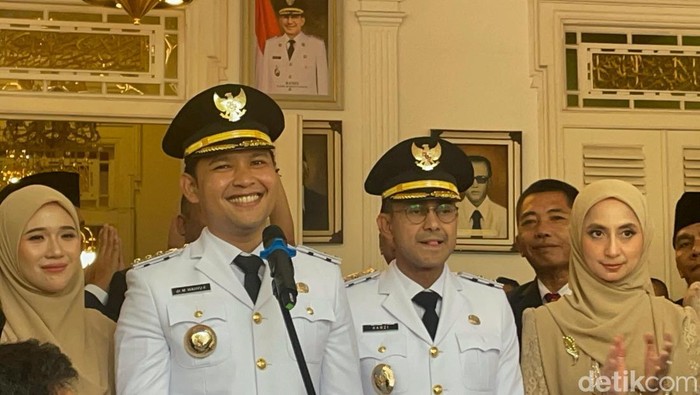 Bupati-Wakil Bupati Cianjur Wahyu dan Ramzi usai Sertijab
