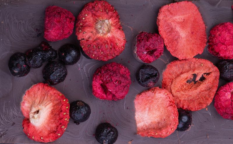 Freeze-dried fruit.