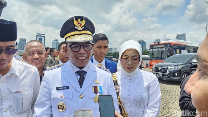 Gubernur Banten Andra Soni (Bahtiar/detikcom)