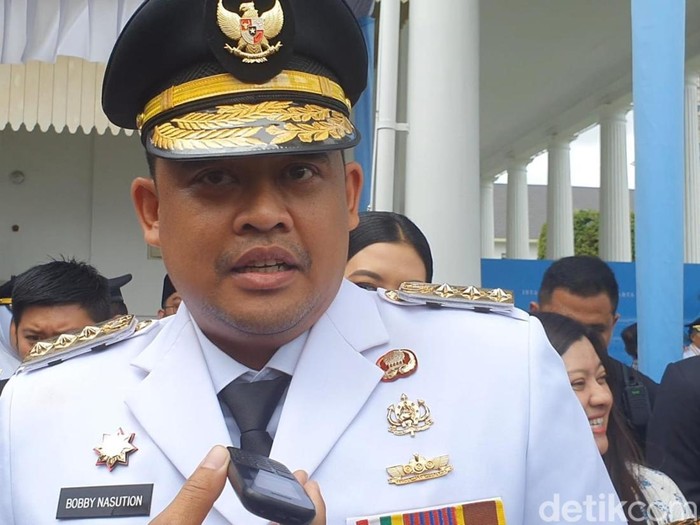 Gubernur Sumatera Utara Bobby Nasution (Eva/detikcom)