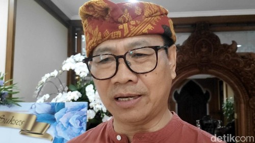 I Ketut Suiasa ditemui di Kantor Bupati Badung, Kamis (20/2/2025).