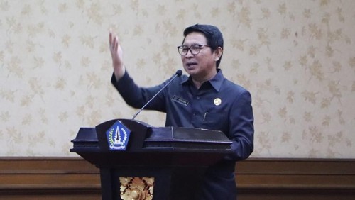 I Wayan Adi Arnawa resmi dilantik sebagai Bupati Badung, Kamis (20/2/2025).