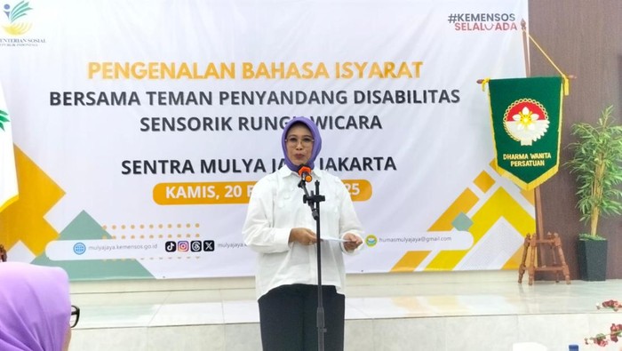 Istri Mensos Saefullah, Fatma di Sentra Kreasi Atensi Balai Mulya Jaya, Jakarta Timur