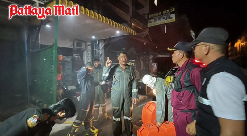Kebakaran kebun ganja di Thailand