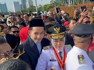 Tiba di Monas, Gubernur Jatim Terpilih Khofifah-Emil akan Dilantik Prabowo