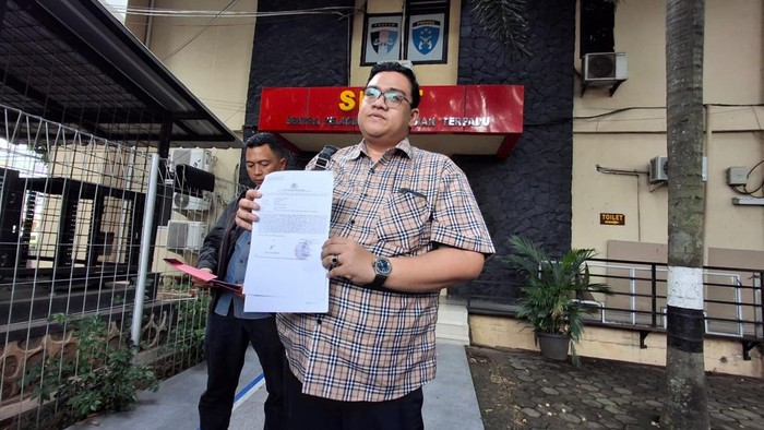 Kuasa hukum CGC Palembang, Affan Arifin melaporkan oknum PNS dan anggota DPRD Sumsel ke polisi