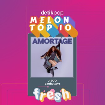 Fresh! earthquake Jisoo BLACKPINK Debut di Melon Top 100