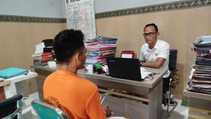 MR, pelaku pencurian sapi di Bangkalan yang berhasil diringkus polisi.