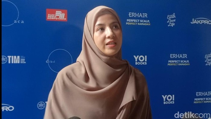 Natasha Rizky saat ditemui di Taman Ismail Marzuki (TIM), Jakarta Pusat.