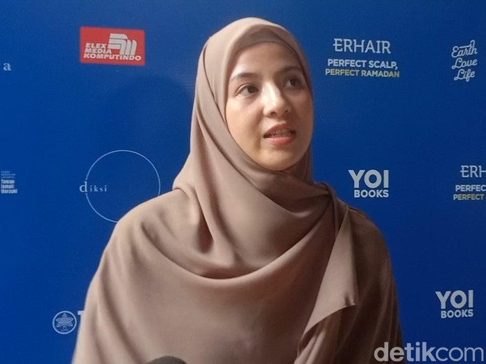 Natasha Rizky saat ditemui di Taman Ismail Marzuki (TIM), Jakarta Pusat.