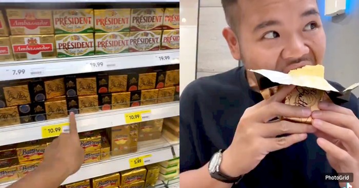 Bikin Konten Makan Mentega Batangan, Pria Ini Dibanjiri Komentar