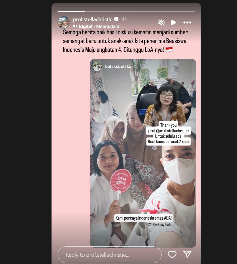 Prof Stella Christie carikan solusi penerima Beasiswa Indonesia Maju (BIM) S1 LN angkatan 4