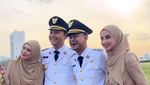 Gaya Para Istri Selebritas Dampingi Suami Dilantik Jadi Kepala Daerah