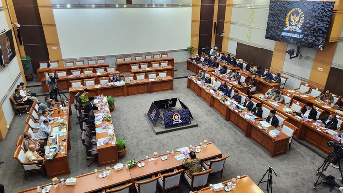 Rapat BP Haji bersama Komisi VIII DPR (Adrial/detikcom)