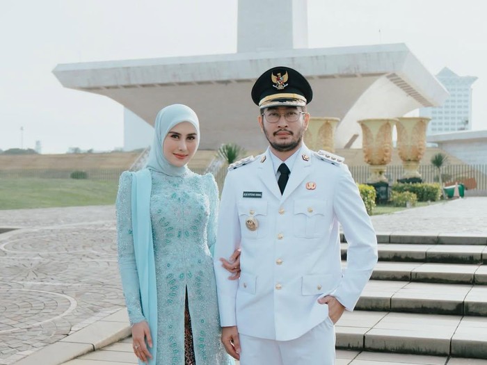 Syahnaz, Rano Karno, Jeje Govinda, Ali Syakieb usai pelantikan.