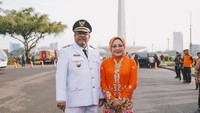 Rano Karno didampingi istrinya, Dewi Indriati. Rano Karno kini menjabat sebagai Wakil Gubernur Jakarta. Foto: instagram