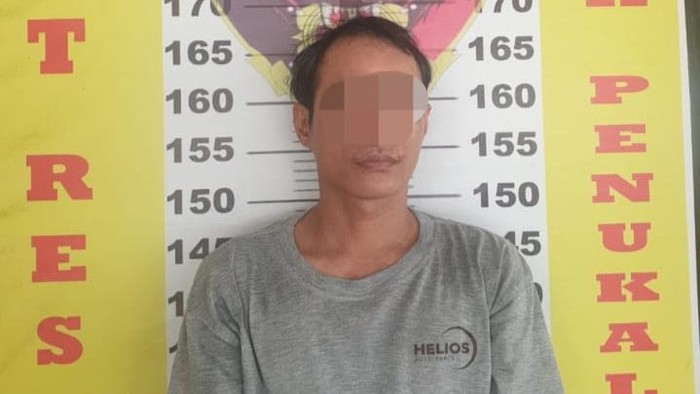 Tampang pelaku perampokan di PALI saat diamankan polisi