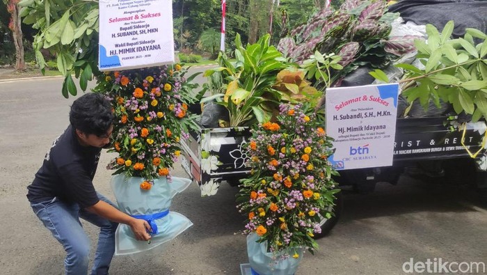 Ucapan selamat pelantikan dengan pohon pule di Sidoarjo Ucapan selamat pelantikan dengan pohon pule di Sidoarjo