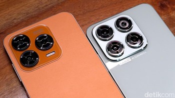 V70 Design menawarkan tekstur unik yang menyesuaikan berbagai gaya, mulai dari Stone Gray dengan Sky-Mirror Glass yang elegan, hingga Jade Green & Citrus Orange dengan tekstur kulit mewah yang menawarkan tampilah stylish, daya tahan tinggi, dan genggaman yang nyaman. Foto: detikINET/Anggoro Suryo Jati