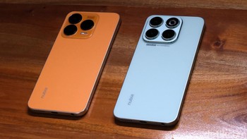 Nubia V70 hadir dalam tiga warna menawan, yaitu Stardust Gray, Sunshine Gold, dan Glacier Green dengan desain Sky-Mirror yang jernih. Foto: detikINET/Anggoro Suryo Jati