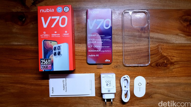 Unboxing Nubia V70 dan V70 Design