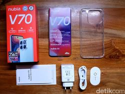 Unboxing HP Nubia V70 dan V70 Design