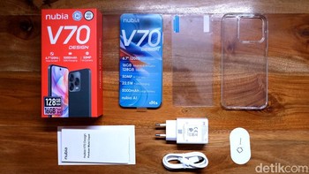 Nubia V70 hadir dengan RAM 8GB dan penyimpanan internal 256GB. Foto: detikINET/Anggoro Suryo Jati