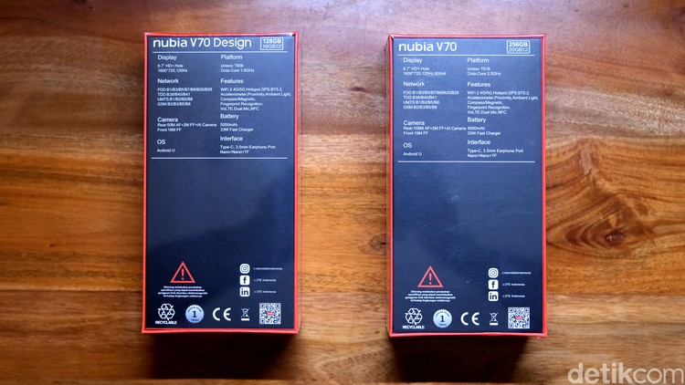 Unboxing Nubia V70 dan V70 Design Unboxing Nubia V70 dan V70 Design