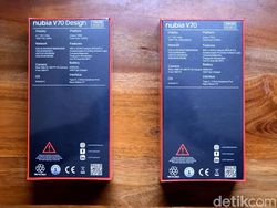 Unboxing HP Nubia V70 dan V70 Design