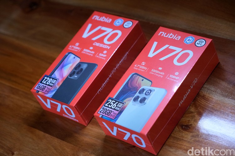 Unboxing Nubia V70 dan V70 Design