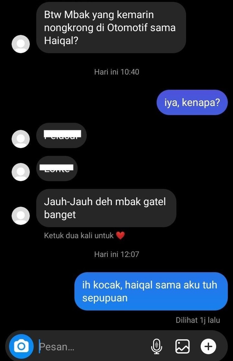 Ketika cemburu sudah membutakan mata, keluarlah jurus labrak melabrak. Eh, salah target. Malu nggak, tuh?