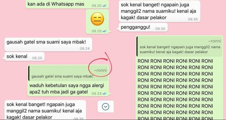 Beragam Chat Salah Labrak Kocak, Kurir Dituduh Pelakor, Aowkaowk! (STOK WIKEN) Ketika cemburu sudah membutakan mata, keluarlah jurus labrak melabrak. Eh, salah target. Malu nggak, tuh?