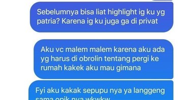 Perkara VC malam-malam. Kan bisa tanya pacarnya dulu. Foto: X/oshjmn