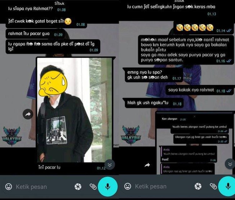 Beragam Chat Salah Labrak Kocak, Kurir Dituduh Pelakor, Aowkaowk! (STOK WIKEN) Ketika cemburu sudah membutakan mata, keluarlah jurus labrak melabrak. Eh, salah target. Malu nggak, tuh?