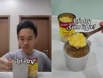 Influencer Bikin Kreasi Unik Kopi Campur Krim Jagung Manis