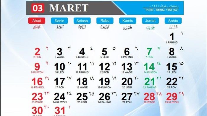 Konversi Tanggal 17 Maret 2025 ke Hijriah: Cek Kalender Islam Terbaru!