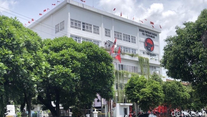 Kantor DPD PDIP DIY, Bumijo, Kota Jogja. Foto diunggah Jumat (21/2/2025).