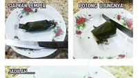 Sushi versi murah di Indonesia disebut juga dengan lemper yang bikin ngakak. Foto: Site X/Pool
