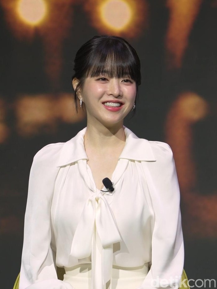 Aktris Park Bo Young saat wawancara eksklusif dengan detikpop soal serial Netflix Melo Movie.