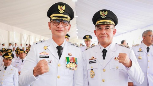 Mohan Roliskana dan TGH Mujiburrahman (HARUM) resmi menjabat sebagai Wali Kota (Walkot) dan Wakil Wali Kota (Wawalkot) Mataram periode 2025-2030.