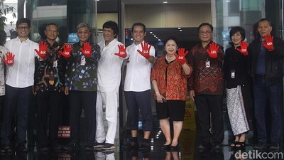 Momen Peluncuran Gerakan Anti Korupsi di KPK