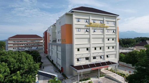 Penampakan gedung baru Rumah Sakit Perguruan Tinggi Negeri (RSPTN) Universitas Mataram (Unram). (Foto: Dok. Istimewa)